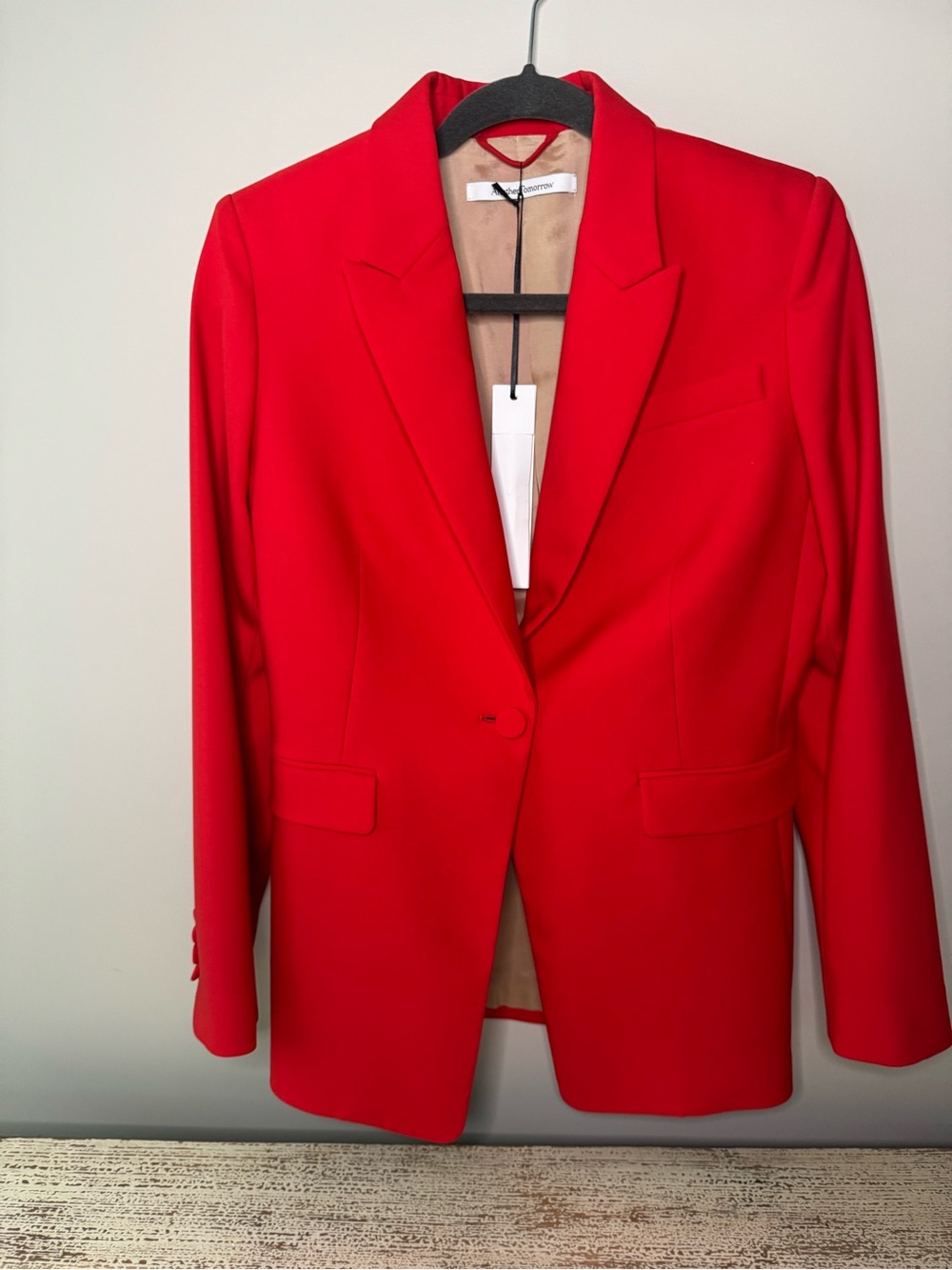 Another Tomorrow single button wool jacket - Picture 2 of 4